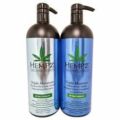 Buy ✔️ Hempz Store Hempz Pure Herbal Extracts Triple Moisture Herbal Replenishing Shampoo & Conditioner 33.8oz Bundle 🎉