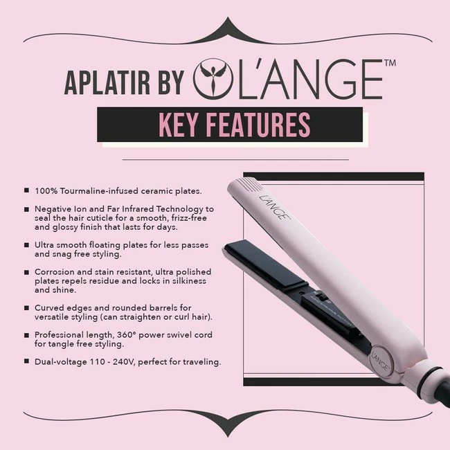 Best Pirce ✨ L'ANGE HAIR Store L’Ange Hair Aplatir Flat Iron - Blush 🤩 - Image 6