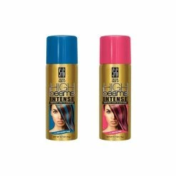 Coupon 🛒 High Beams Intense Temporary Spray Hair Color Popstar Pink & Head Bangin Blue Set - SET OF 2 ❤️