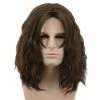Cheap ❤️ Karlery Men Fluffy Short Curly Brown Wig 🧛 Halloween Cosplay Wig Anime Costume Wig (2) 🌟