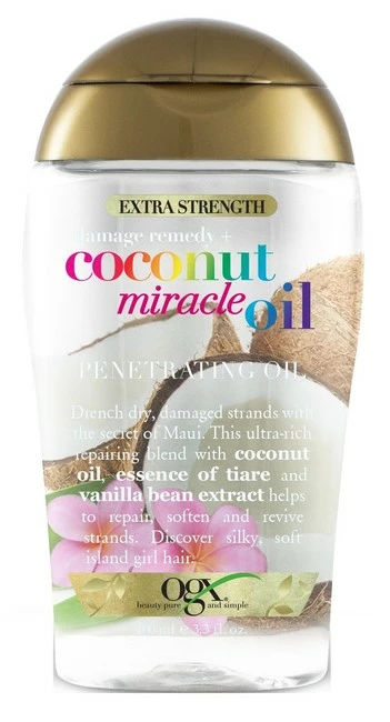 Discount ๐ Ogx Coconut Miracle Oil Penetrating 3.3 Ounce X-Strength (100ml) (3 Pack) ๐