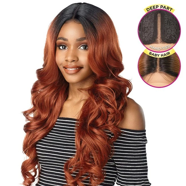 New ๐ฅ Sensationnel Synthetic Empress Edge Deep Part Lace Front Wig - ZANIYA (2 Dark Brown) ๐ - Image 2