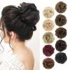 Promo 🔥 MORICA Store MORICA 1PCS Messy Hair Bun Hair Scrunchies Extension Curly Wavy Messy Synthetic Chignon For 👩 Women Updo Hairpiece 🧨
