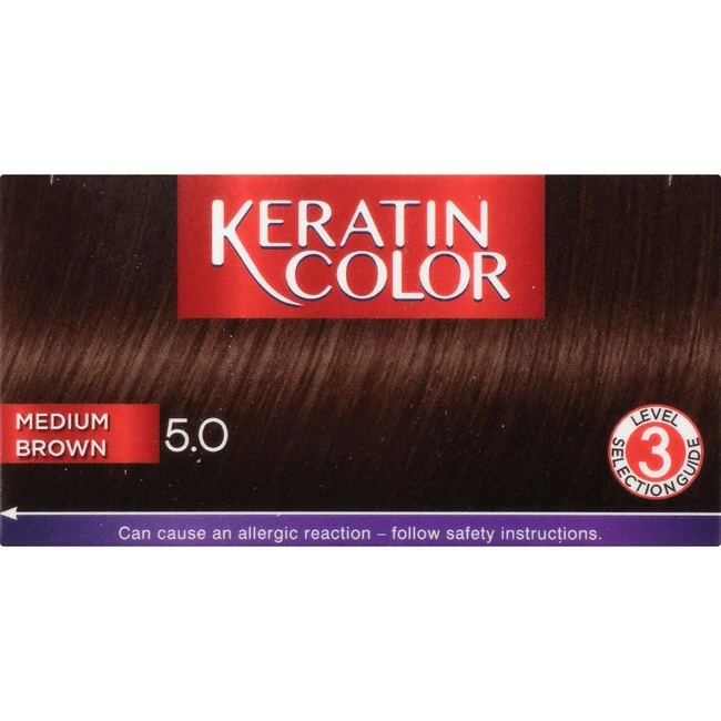 Budget 🎉 Schwarzkopf Keratin Color Permanent Hair Color Cream, 5.0 Medium Brown 😀 - Image 3