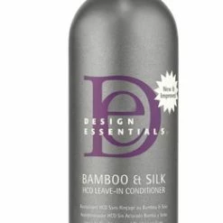 Budget 🥰 Design Essentials Natural Bamboo & Silk HCO Strengthening Leave-In Conditioner For All Hair Types, Pink, 8 Fl Oz 👏