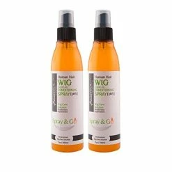 Cheap 🥰 Awesome Store Awesome Wig Leave-in Conditioning Spray Premium Set Of 2 / Professional Wig Care Solution (7 Oz Human Hair Wig Spray Set) 🧨