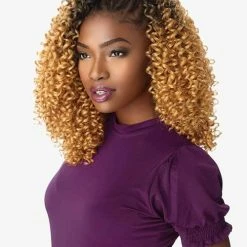 Promo 🎁 Sensationnel Braiding Sensationnel Lulutress Pre-looped Crochet Braids 2x Curly 3B (4 Pack, T1B/30) ⭐