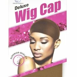 Best deal 🛒 DREAM Deluxe Wig Cap Light Brown 12 Pieces (Model: 097 Light Brown), Spandex Cap 🔥