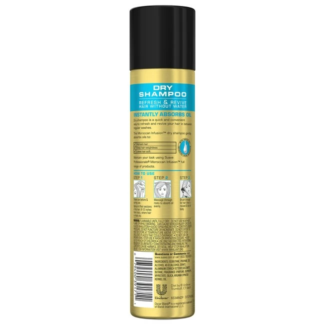 New ๐ Suave Professionals Dry Shampoo, Moroccan Infusion Weightless, 4.3 Oz ๐ - Image 2