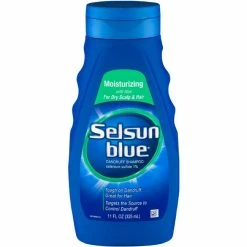 Discount 🥰 Selsun Blue Moisturizing With Aloe Dandruff Shampoo 11 Oz (Pack Of 3) 🎁