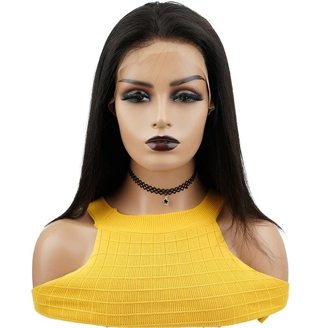 Deals 👍 Veravicky Straight 13x4 Lace Front Wigs Human Hair 16 Inch Brazilian Remy Hair Wigs For Black 👩 Women, 150% Density Long Straight Wig Pre Plucked Hairline With Baby Hair ✔️ - Image 3