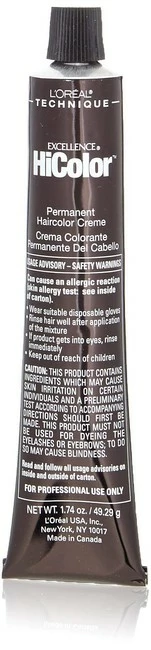 New ๐งจ L'Oreal Paris Store Loreal Excel Hicolor H21 Tube Black Onyx 1.74oz (2 Pack) โค๏ธ