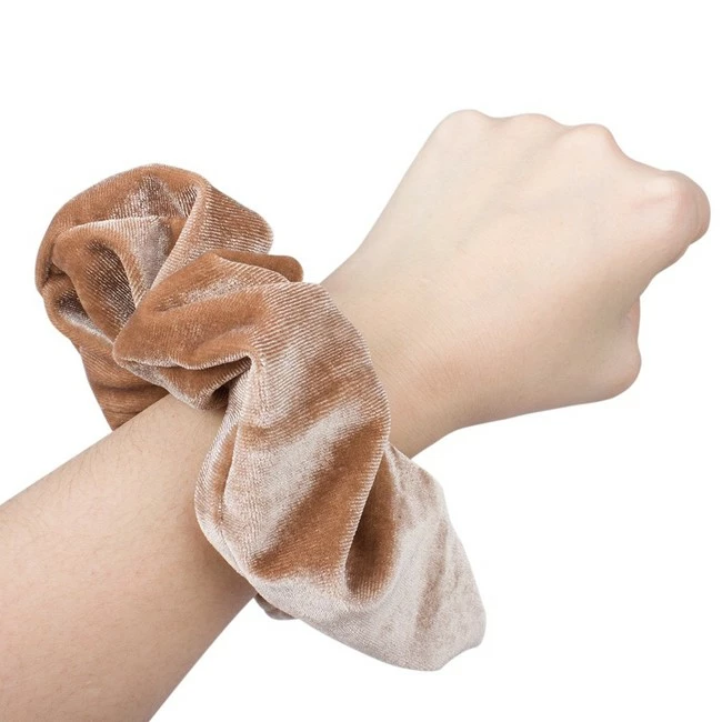 Outlet ๐งจ Jaciya Store Jaciya 5 Pack Large Velvet Scrunchies 6.3 Inches Hair Elastics Scrunchy Bobbles Soft Elegant Elastic Hair Bands Hair Ties, 5 Colors (Color 1) ๐ - Image 8