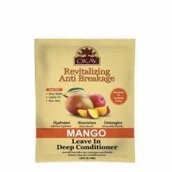 Flash Sale 😉 Okay Revitalizing Anti Breakage Mango Leave In Conditioner 1.5oz, 1.5 Oz ✨