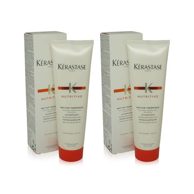 Budget ✨ Kerastase Nutritive Nectar Thermique, Polishing Nourishing Milk 5.1 Ounce, (2PACK) 🤩