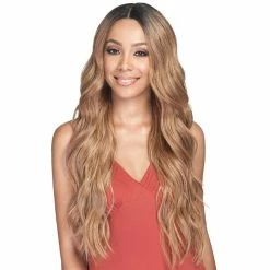 Brand new ⭐ Bobbi Boss Human Hair Blend Lace Front Wig MBLF210 Mora (TT1B/GREY) ❤️