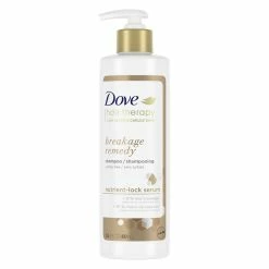 Best Sale 😀 Dove Store Dove Hair Therapy Shampoo For Damaged Hair Breakage Remedy Hair Shampoo With Nutrient-Lock Serum 13.5 Fl Oz 🔔