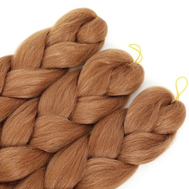 Hot Sale ✨ YAMI Synthetic Braiding Hair Kanekalon Jumbo Braids Hair Extension Braid In Hair Extensions 24" 3 Bundles/Lot (30#) ✨ - Image 5