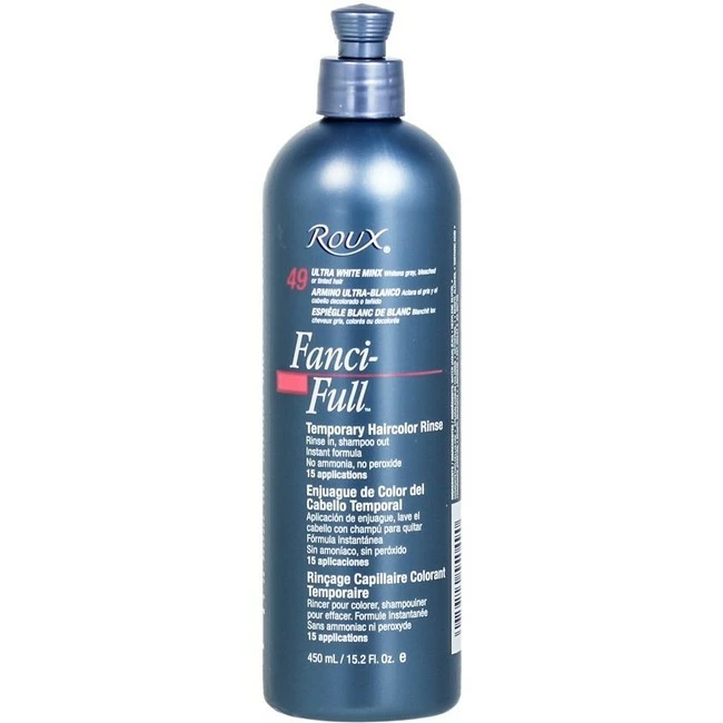 Outlet ๐ Roux Fanci-full Temporary Color Rinse 49 Ultra White Minx, 15.2 Oz โค๏ธ