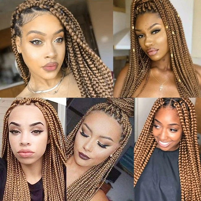 Hot Sale ✨ YAMI Synthetic Braiding Hair Kanekalon Jumbo Braids Hair Extension Braid In Hair Extensions 24" 3 Bundles/Lot (30#) ✨ - Image 2