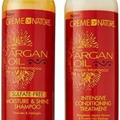 Deals ✔️ CRÈME OF NATURE CREME OF NATURE Argan Oil Moisture Shine Shampoo And Conditioner 12oz 😀
