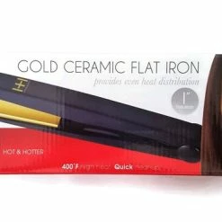 Wholesale 🔥 Annie Hot & Hotter Gold Ceramic 1" Flat Iron 😀