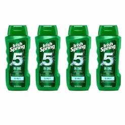 Promo 😍 Irish-Spring 5-in-1 Shampoo, Conditioner, Body Wash, Face Wash And Deodorizer, 18 Oz (Pack Of 4) 😉