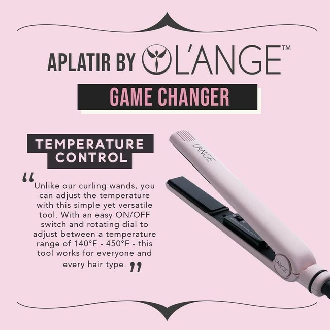 Best Pirce ✨ L'ANGE HAIR Store L’Ange Hair Aplatir Flat Iron - Blush 🤩 - Image 3