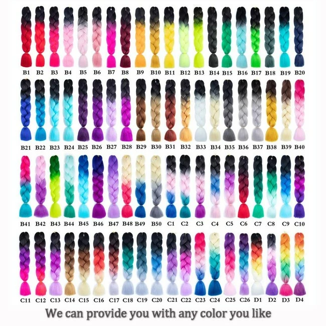 Hot Sale ✨ YAMI Synthetic Braiding Hair Kanekalon Jumbo Braids Hair Extension Braid In Hair Extensions 24" 3 Bundles/Lot (30#) ✨ - Image 7