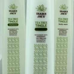 Hot Sale 🥰 Trader Joe's Tea Tree Tingle Shampoo, Conditioner, And Body Wash Set 💯