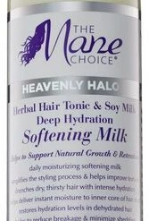 New 😀 THE MANE CHOICE Heavenly Halo Herbal Hair Tonic & Soy Milk Deep Hydration Softening Milk - Boost Hydration, Soften Your Hair, And Improves Manageability ( 8 Ounces / 237 Milliliters ) 😀