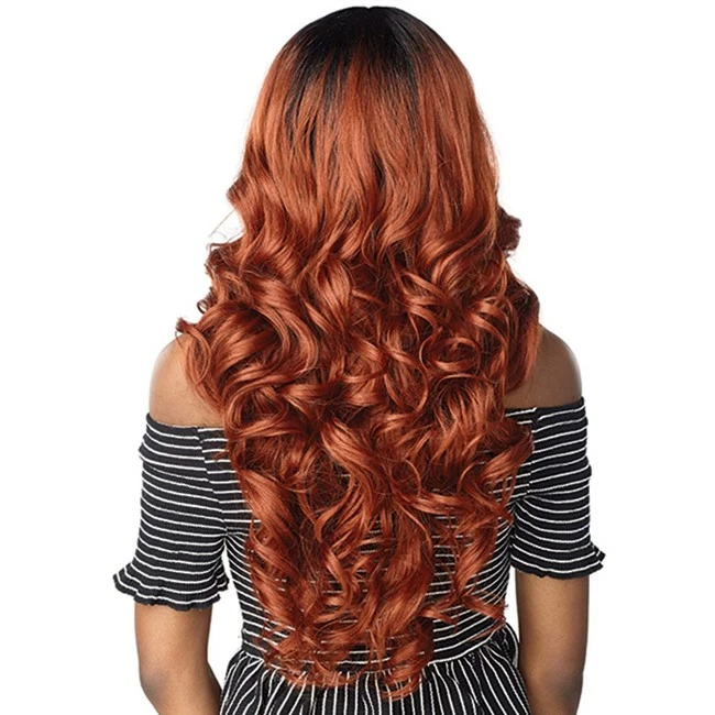 New ๐ฅ Sensationnel Synthetic Empress Edge Deep Part Lace Front Wig - ZANIYA (2 Dark Brown) ๐ - Image 5