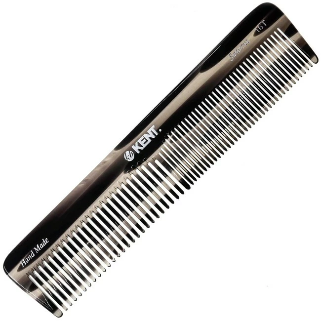 Buy 🌟 KENT Store Kent 16TG Hair 👗 Dressing Table Comb Double Tooth, Graphite Fine / Wide Tooth 👗 Dresser Comb For Hair, Beard And Mustache, Coarse / Fine Hair Styling Grooming Comb For Men 👩 Women And Kids. Made In England 🌟