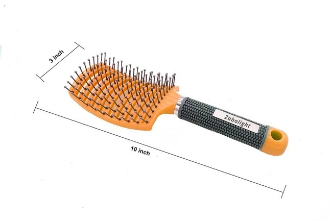 Cheap ๐ UltimateBrush Curved Vented Hair Brush,Vent Brush, Styling For Thick Long Hair, Detangling Massage Brush For ๐ฉ Women Or Men, Fast Drying Blow Dryer Brush Wet/Dry (Orange) ๐ - Image 7