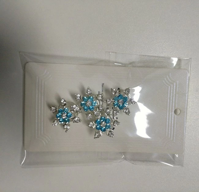 Discount ๐งจ Jovono Boho Hair Clips Blue Crystal Headpieces Wedding Hair Accerssories For ๐ฉ Women And ๐ง Girls(4PCS) โจ - Image 6